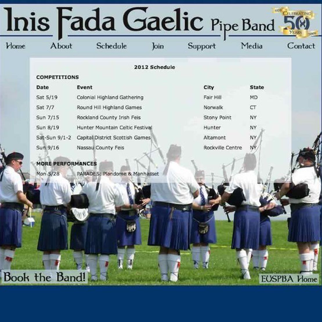 inis fada pipe band